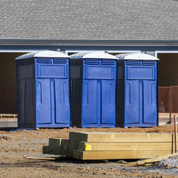 how do you ensure the portable toilets are secure and safe from vandalism during an event in Atwood Colorado